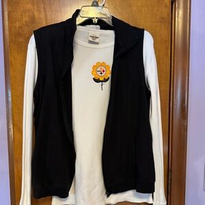 BUNDLE Pittsburgh Steelers Waffle Shirt and Vest size large